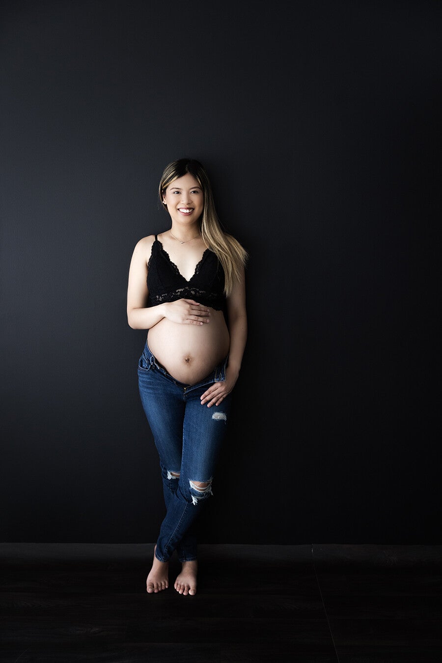 mini maternity jeans