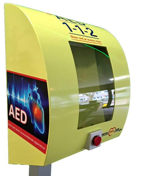 SixCase 1330 ALU Buitenkast met Alarm, Licht en Verwarming (Geel)