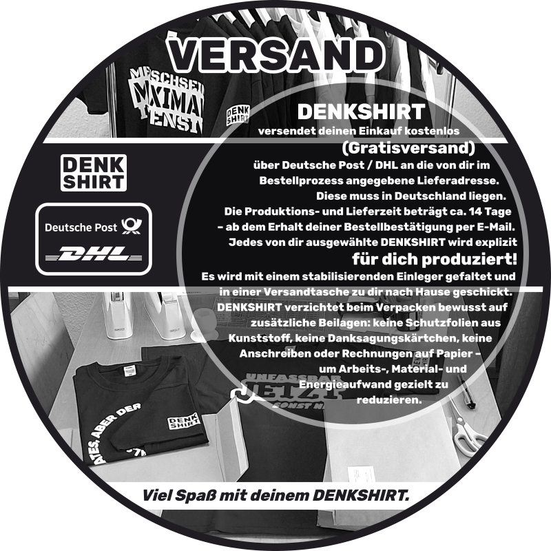 DENKSHIRT – DENKraum für eigenständiges Denken.