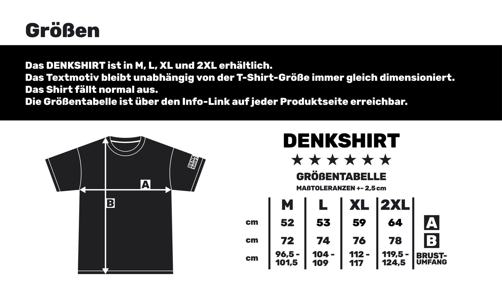 DENKSHIRT – DENKstoff für materialisierte Gedanken.