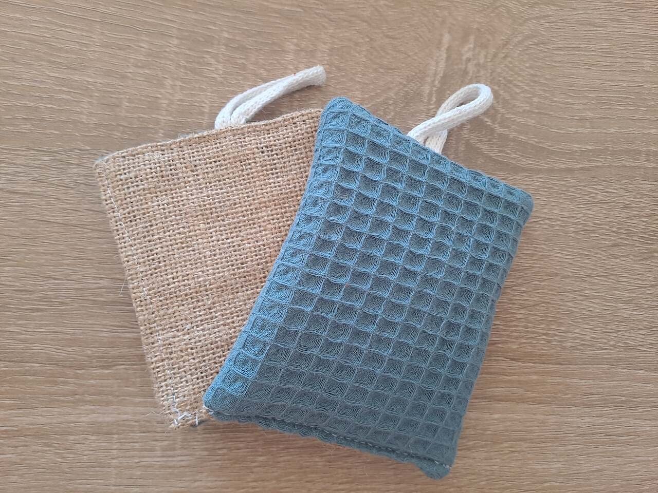 Éponges lavables jute