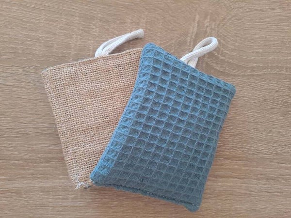 Éponges lavables jute