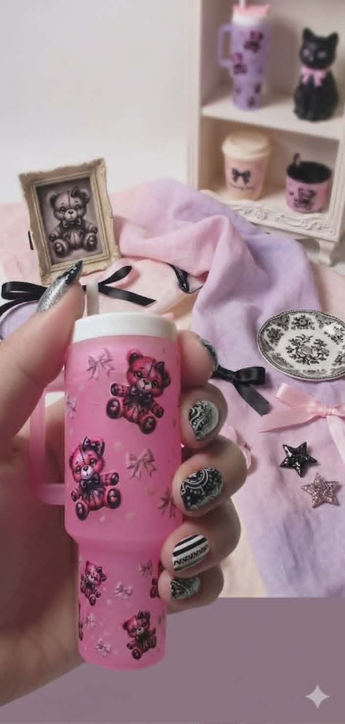 Minitumpler Schlüsselanhänger mit UV Dtf Sticker
