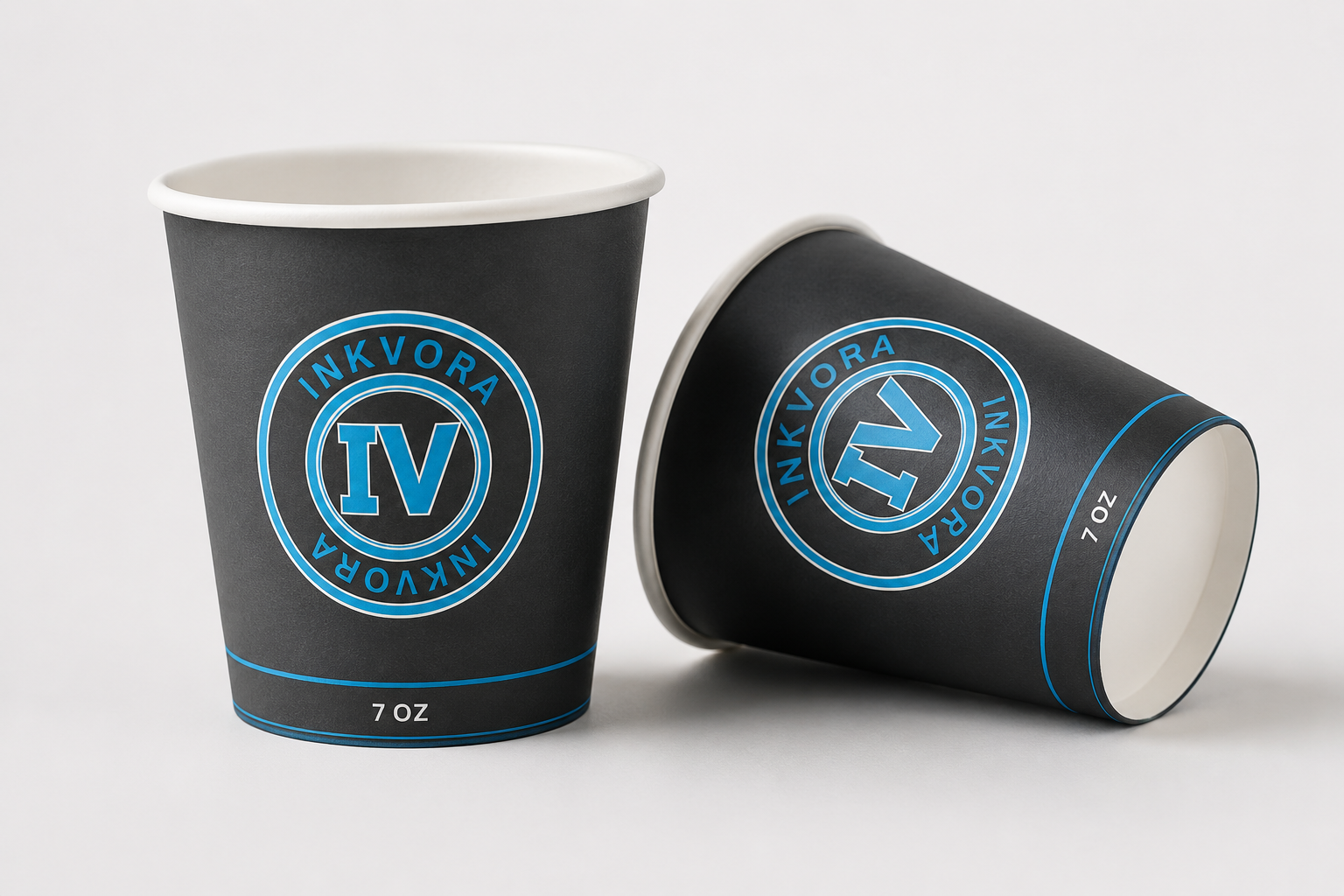 Kartonnen Koffiebekers 7 oz met Eigen Logo – Gekleurd