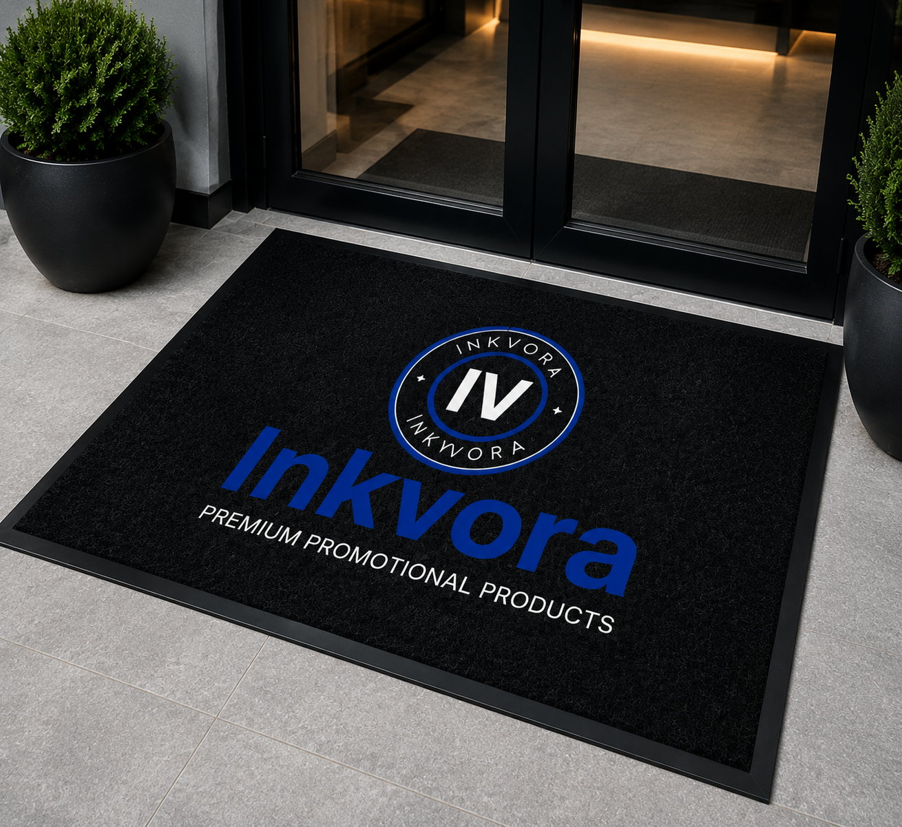 Inkvora Premium Logo Carpet 80x150 cm – Luxe Entree Carpet