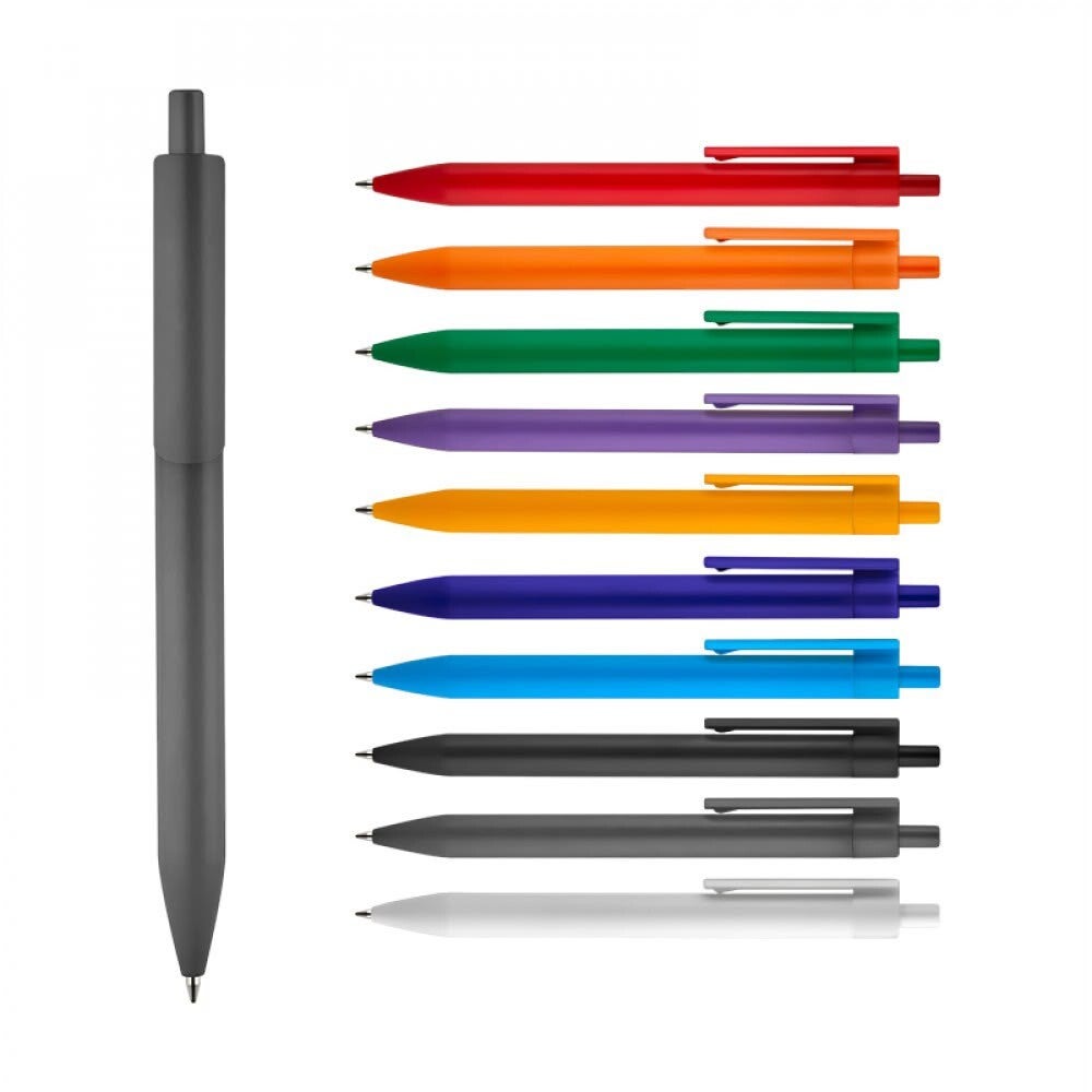 Matte Balpen met Logo – Minimalistische Promotiepen in 10 Kleuren - 250 Stuks