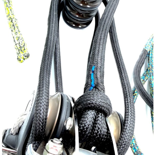 Dyneema Cover aufspleissen