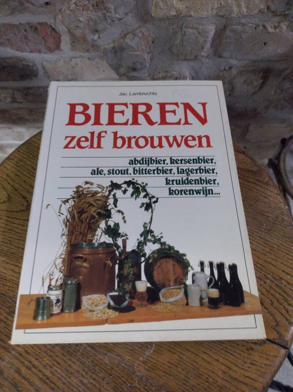 Boek Bieren zelf brouwen J.Lambrechts