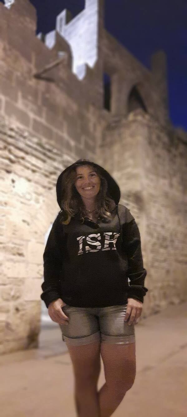 Women hoodie "fake" ish