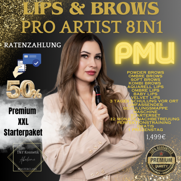 Permanent Make up Artist Kombi Schulung ALL INKL. 50% Rabatt ♥️