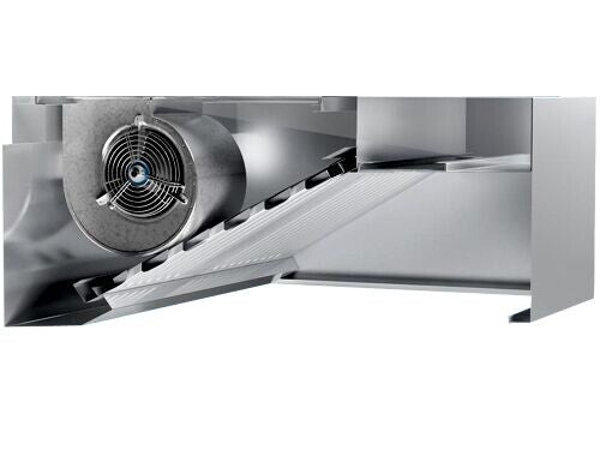 Cappa Kubica a parete con motore L1000xP700xH450mm