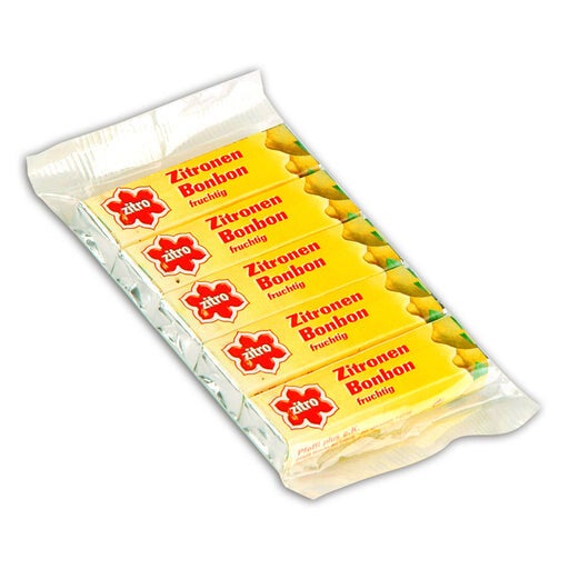 Pfeffi Zitronen-Bonbons „Zitro“ (50g) – 5 Stangen