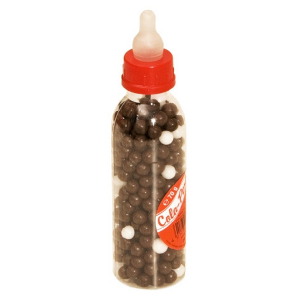 Nostalgisches Babyfläschchen mit Cola-Liebesperlen (70g)