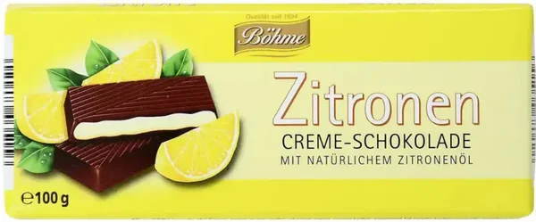 Böhme Zitronen-Creme-Schokolade (100g)