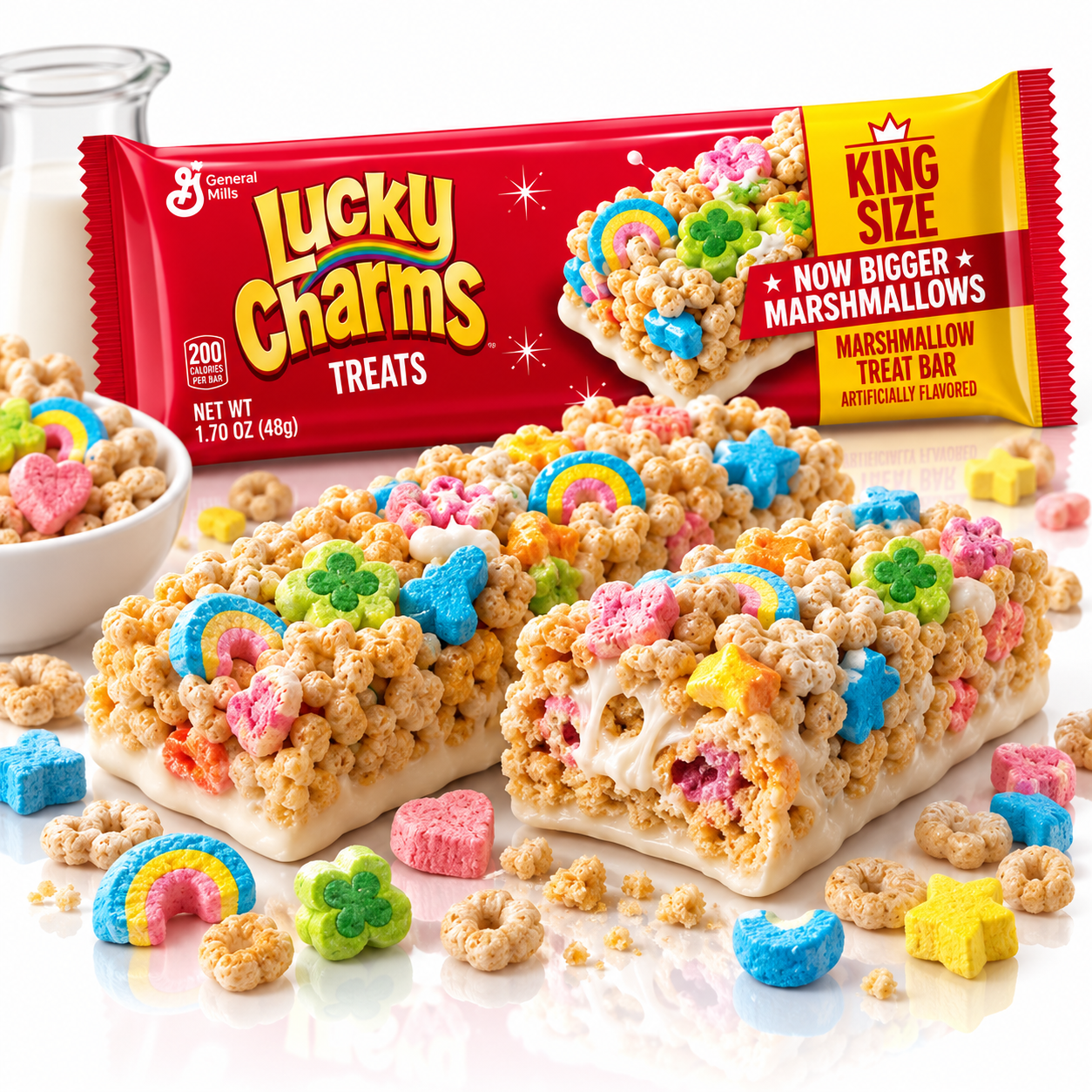 Lucky Charms Treats Bar King Size 48g