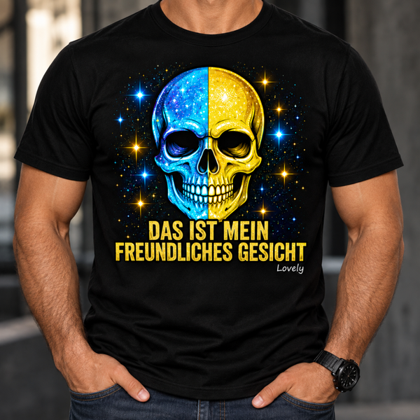 T-Shirt "DAS IST MEIN FREUNDLCIHES GESICHT"