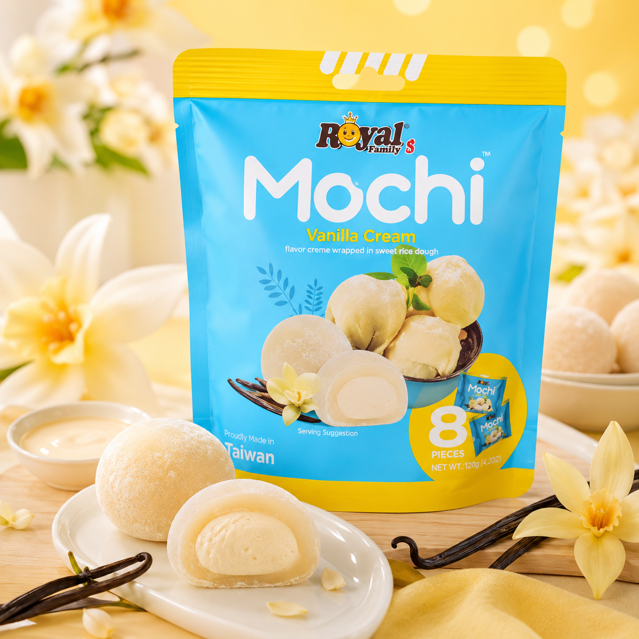 Mochi Vanilla Cream 120g