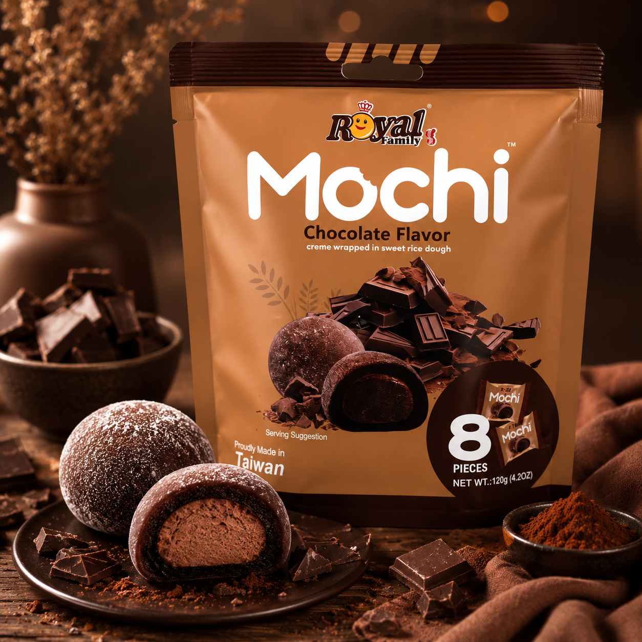 Mochi Chocolate Flavor 120g