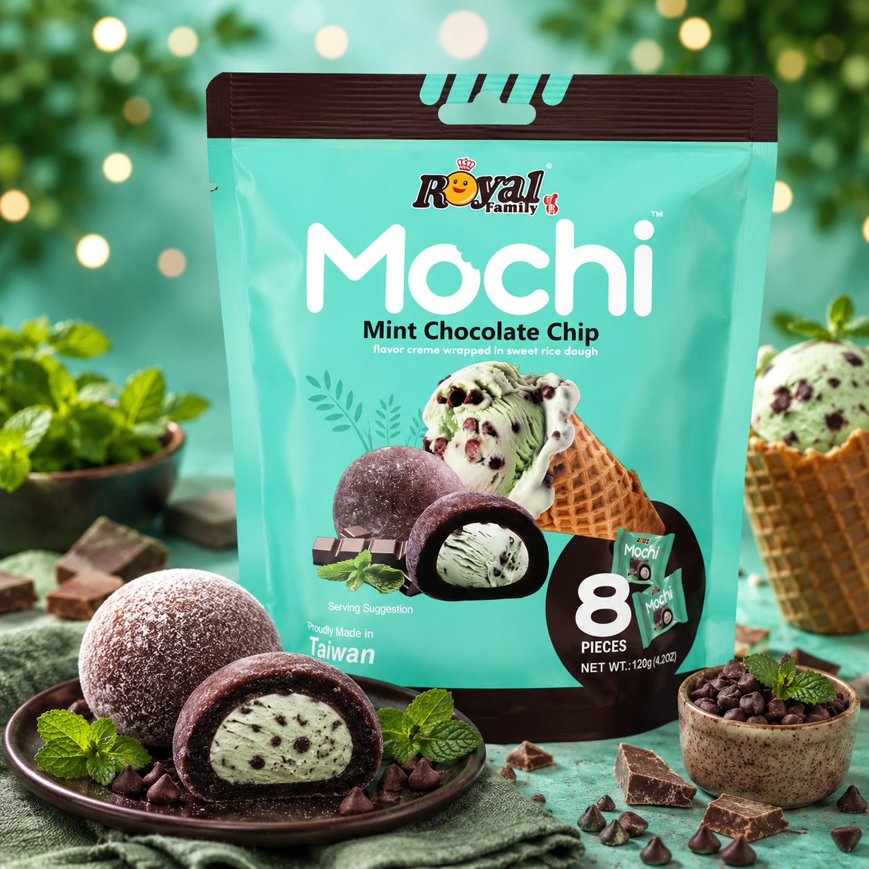 Mochi Mint Chocolate Chip 120g