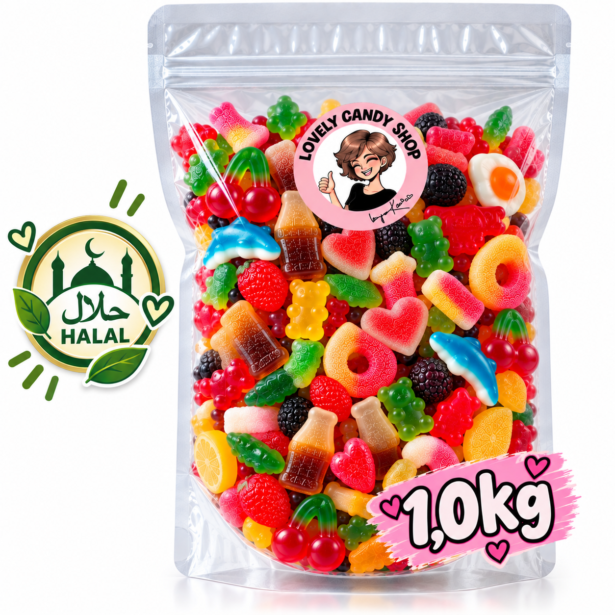 Deine Bunte HALAL Naschtüte 1kg
