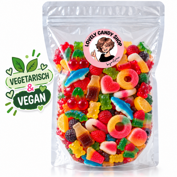 Bunte VEGGIE Naschtüte 200g|500g|1000g
