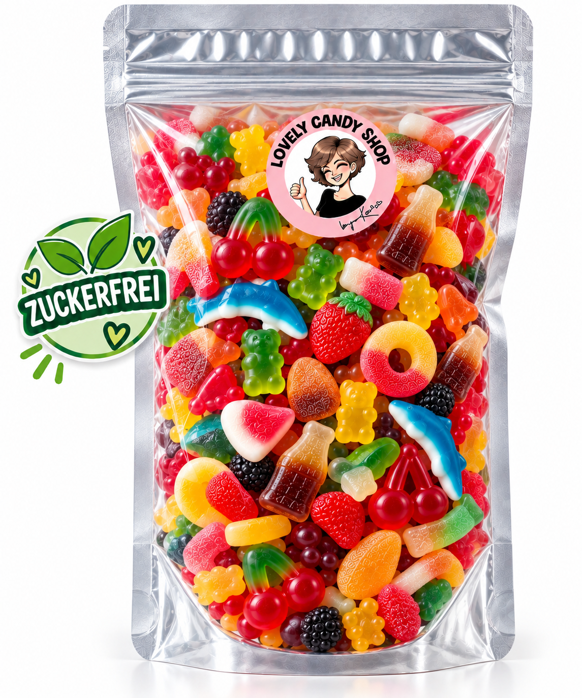 Zuckerfreie Naschtüte 200g | 500g | 1000g