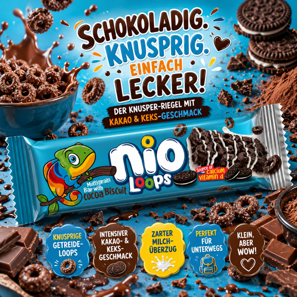NIO Loops Bar – Cocoa Biscuit (23g)