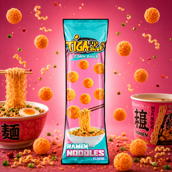 Tigaz Corn Balls – Ramen Noodles (20g)
