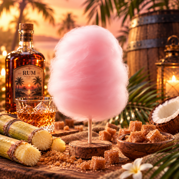 selbstgemachte Zuckerwatte 40g - RUM