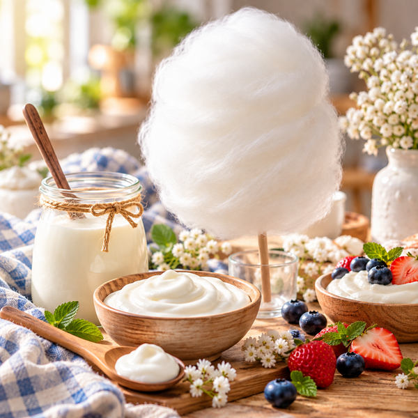 selbstgemachte Zuckerwatte 40g - JOGHURT