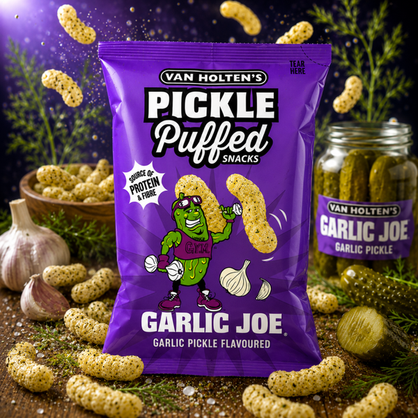 Van Holten’s Pickle Puffed Snacks – Garlic Joe (50g)
