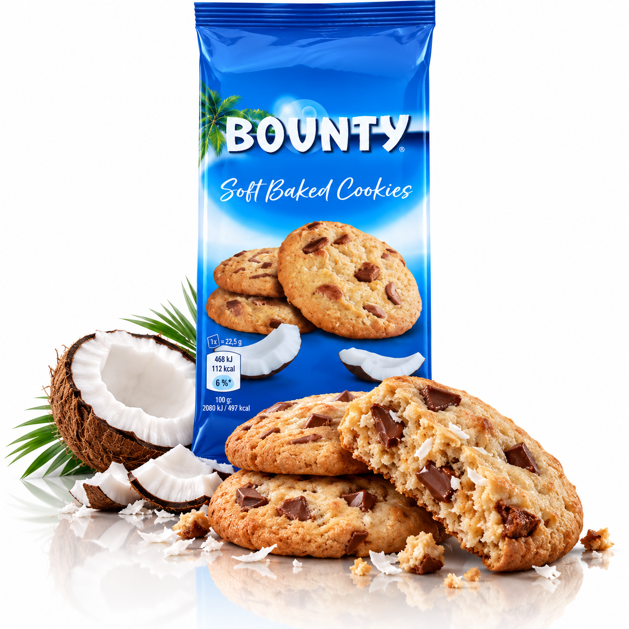 Bounty Soft Baked Cookies 180g