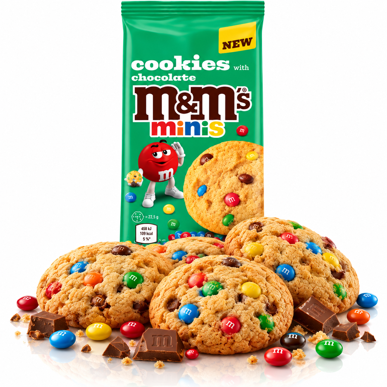 M&M'S Cookies Chocolate Minis 180g