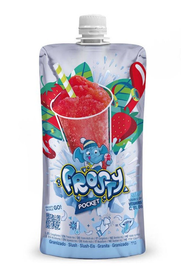 Frosty Pocket Slushy Erdbeere 160ml
