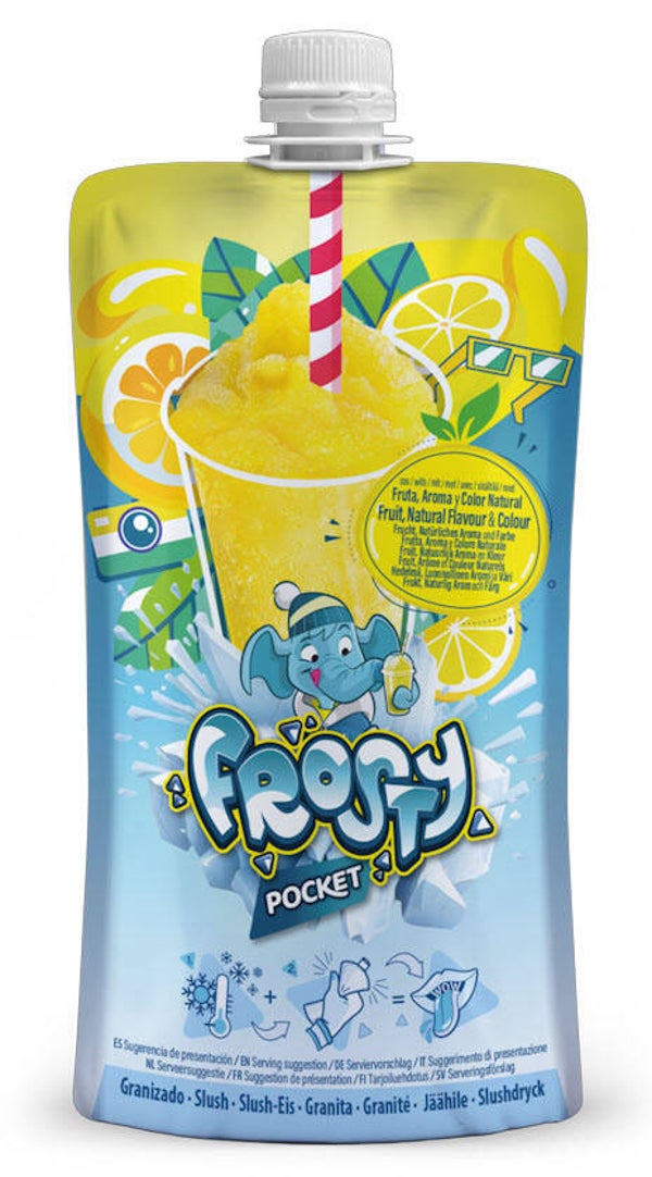 Frosty Pocket Slushy Zitrone 160ml