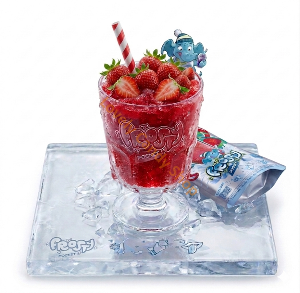 Frosty Pocket Slushy Erdbeere 160ml