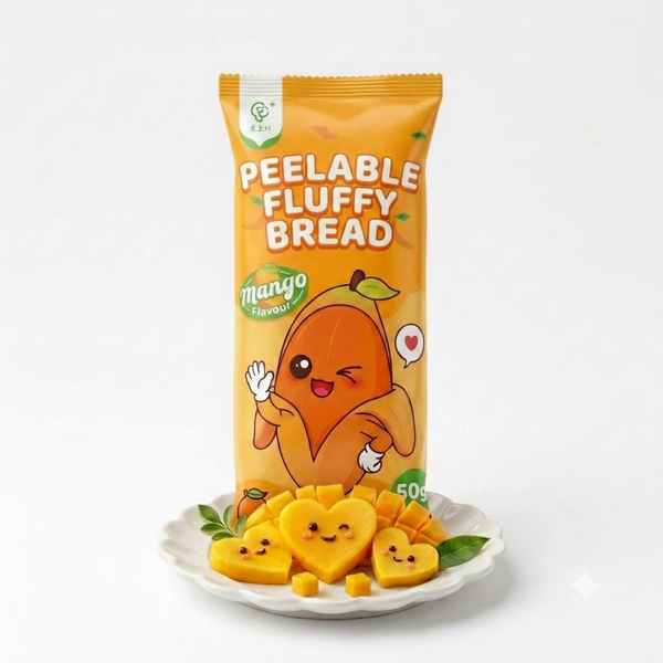 Tokimeki Peelable Fluffy Bread Mango (50g)