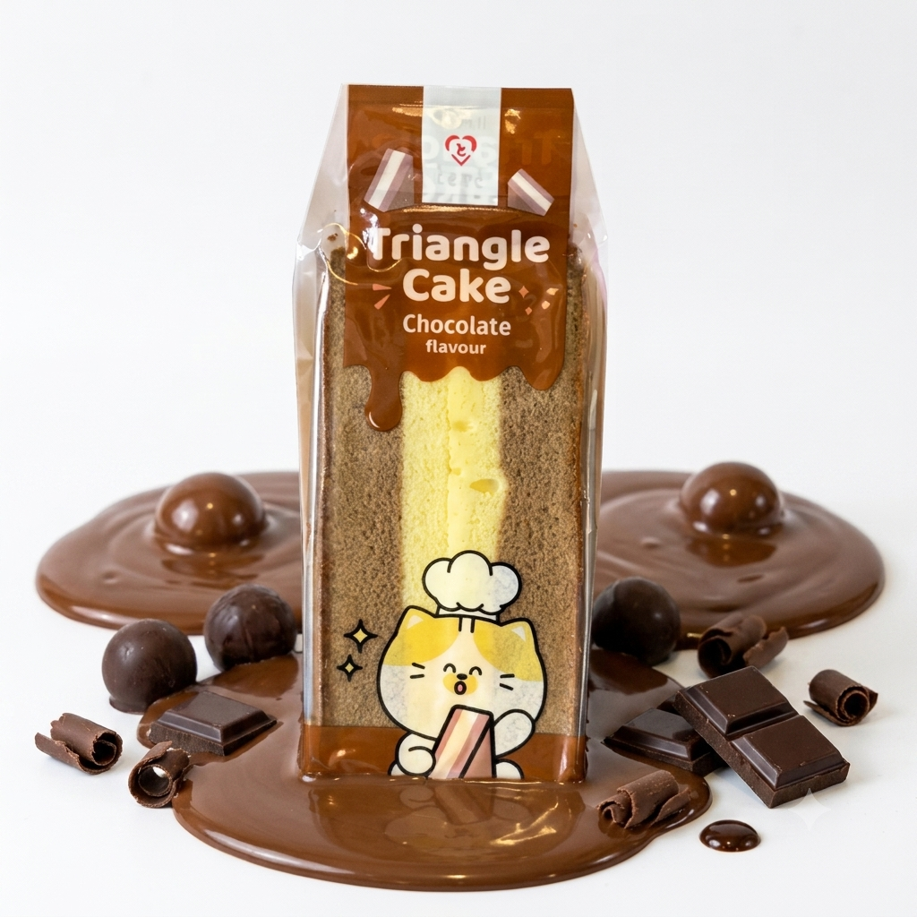 Tokimeki Triangle Sponge Cake Chocolate (90g)