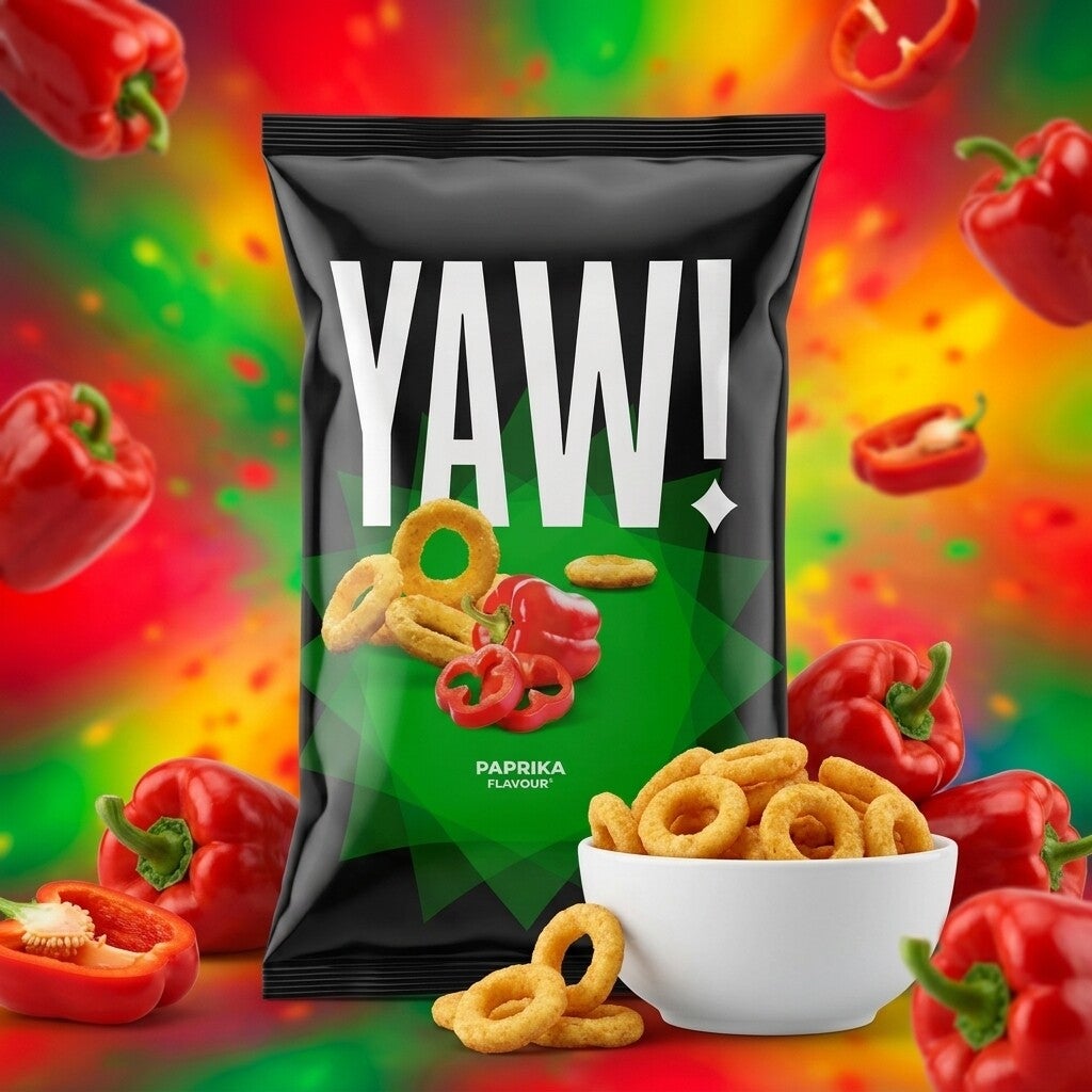 YAW! Snack Rings Paprika 60g
