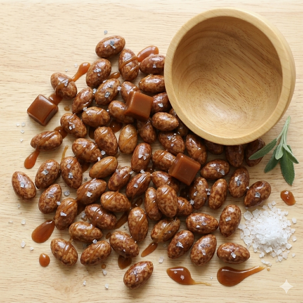 Mandeln mit Karamell & Meersalz 100g