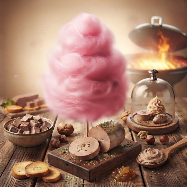 selbstgemachte Zuckerwatte 40g - LEBERWURST