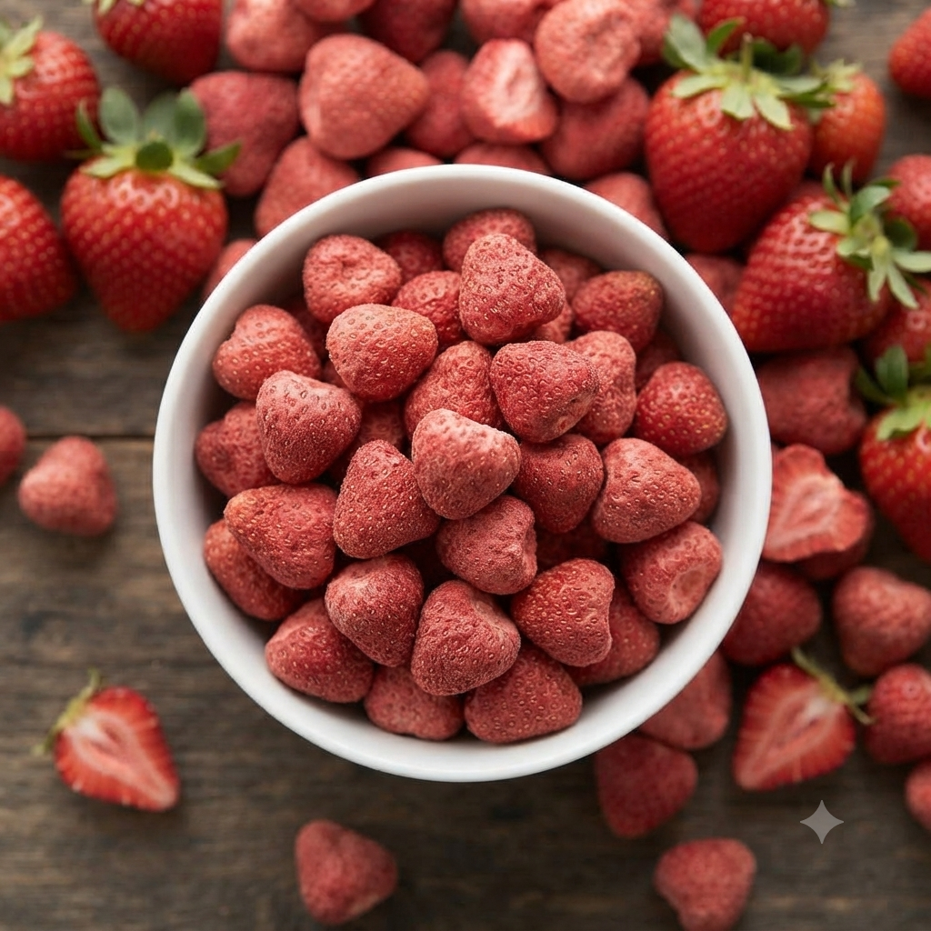 Erdbeeren (ganz) gefriergetrocknet 30-35g
