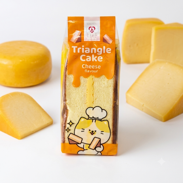 Tokimeki Triangle Sponge Cake Cheese (90g)