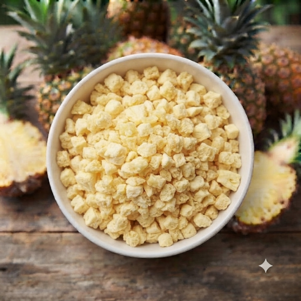 Ananas Stücke gefriergetrocknet 40g