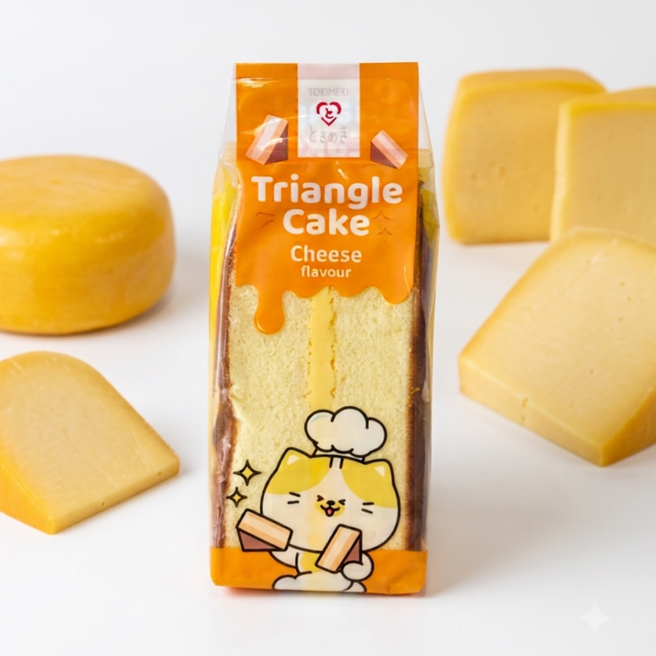 Tokimeki Triangle Sponge Cake Cheese (90g)