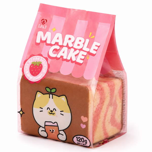 Tokimeki Marble Cake – Strawberry (120g)