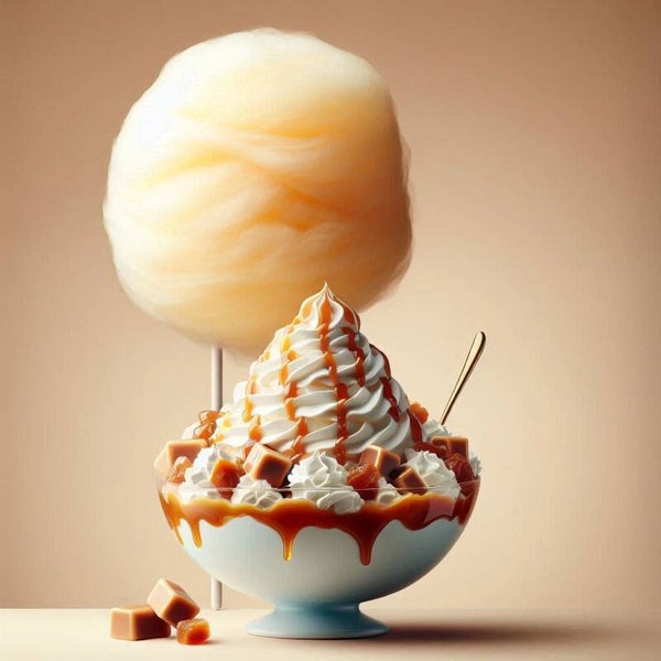 selbstgemachte Zuckerwatte 40g - SAHNE TOFFEE