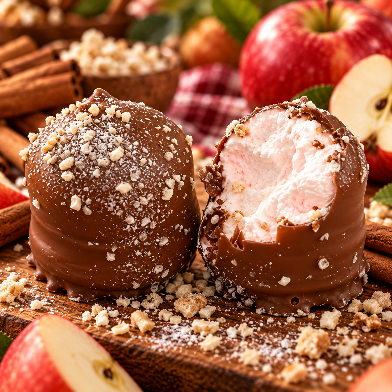 Schaumküsse Bratapfel