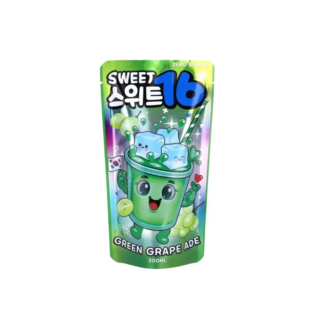 Sweet16 - Green Grape Ade Zero 200ml