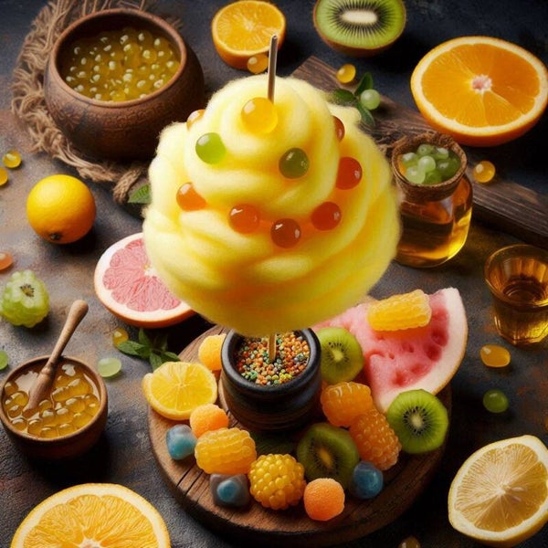 selbstgemachte Zuckerwatte 40g - TUTTI FRUTTI